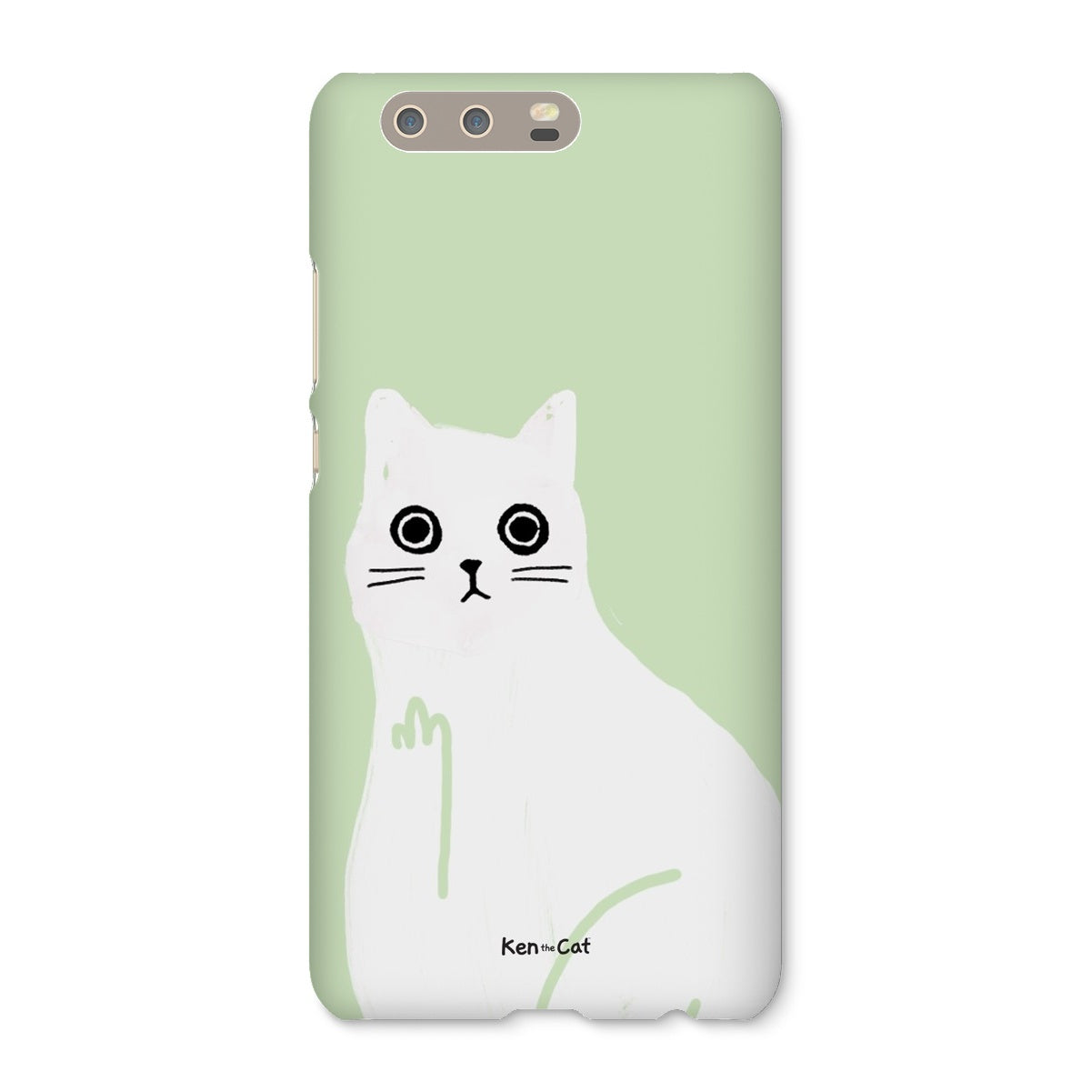 Middle Finger - Green Phone Case