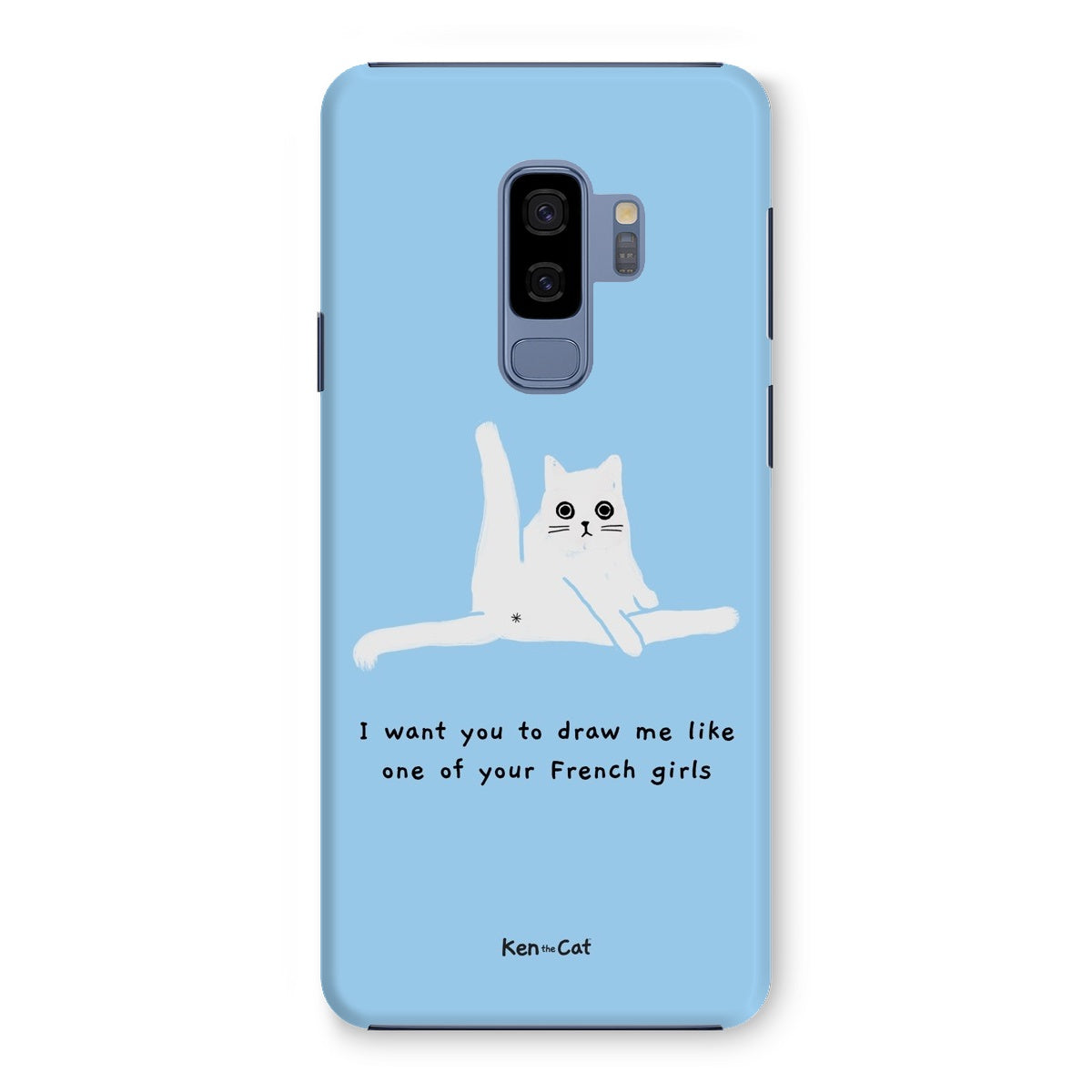 Draw Me Like Your French Girls - Blue Phone Case