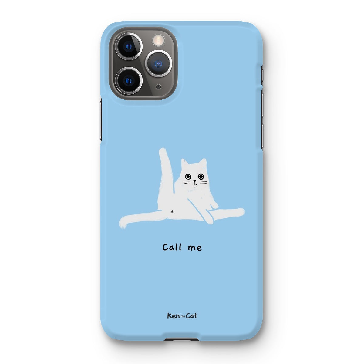 Call Me - Blue Phone Case