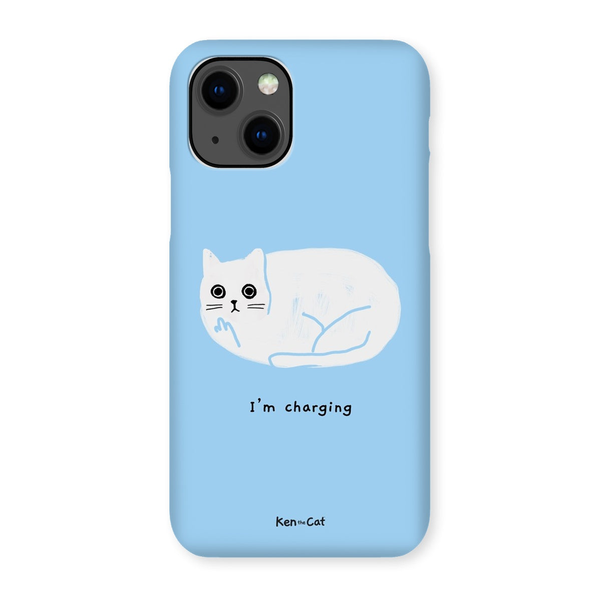 I'm Charging - Blue Phone Case