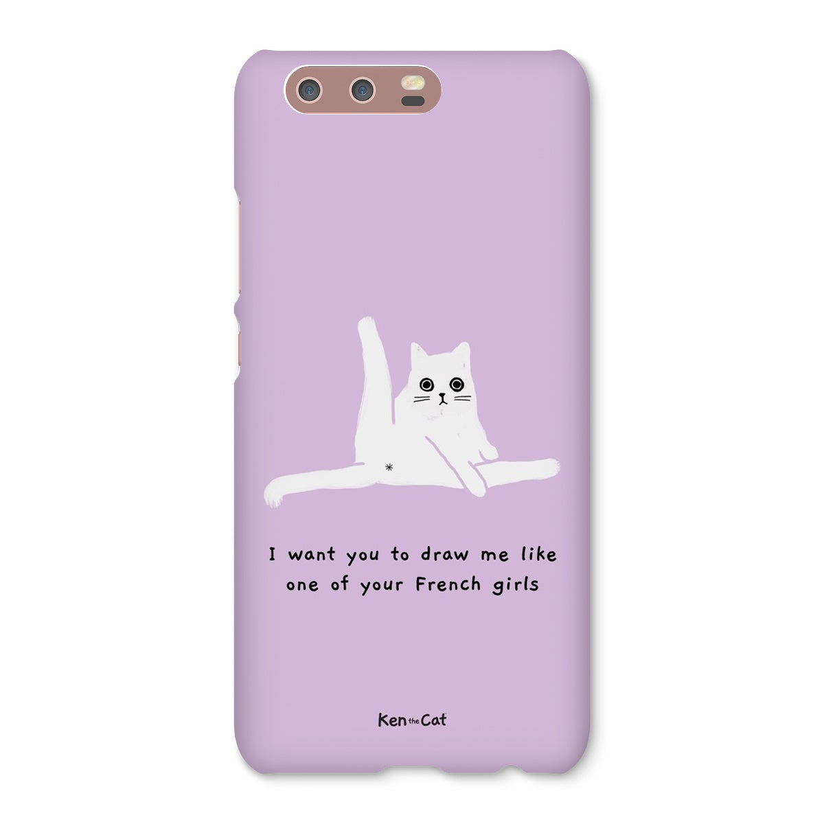 Draw Me Like Your French Girls - Purple Phone Case