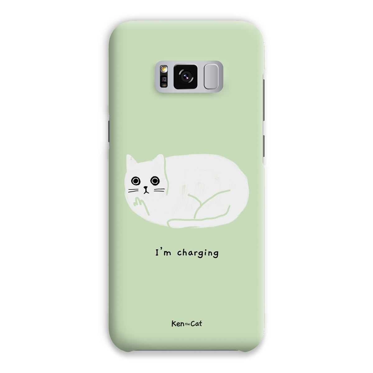 I'm Charging - Green Phone Case