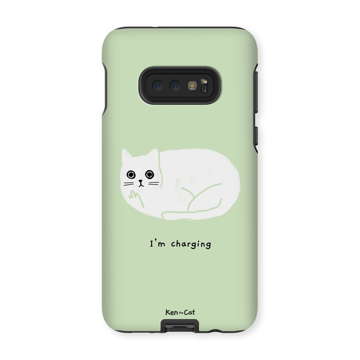 I'm Charging - Green Phone Case