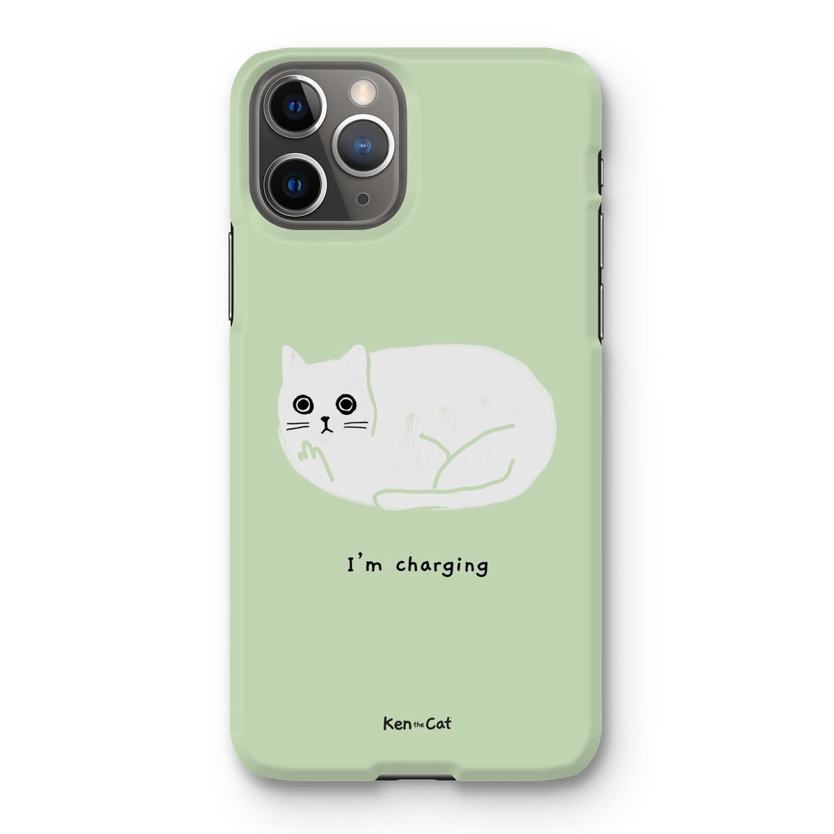 I'm Charging - Green Phone Case