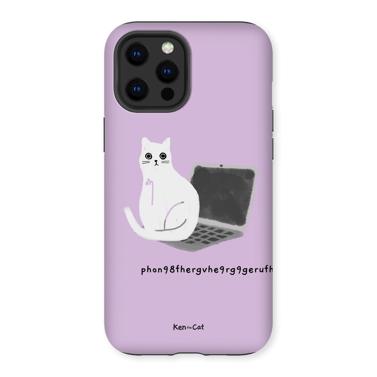 Laptop - Purple Phone Case