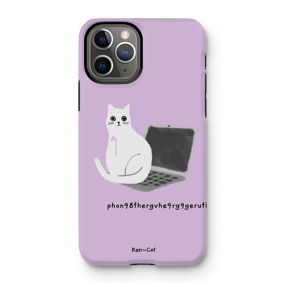 Laptop - Purple Phone Case