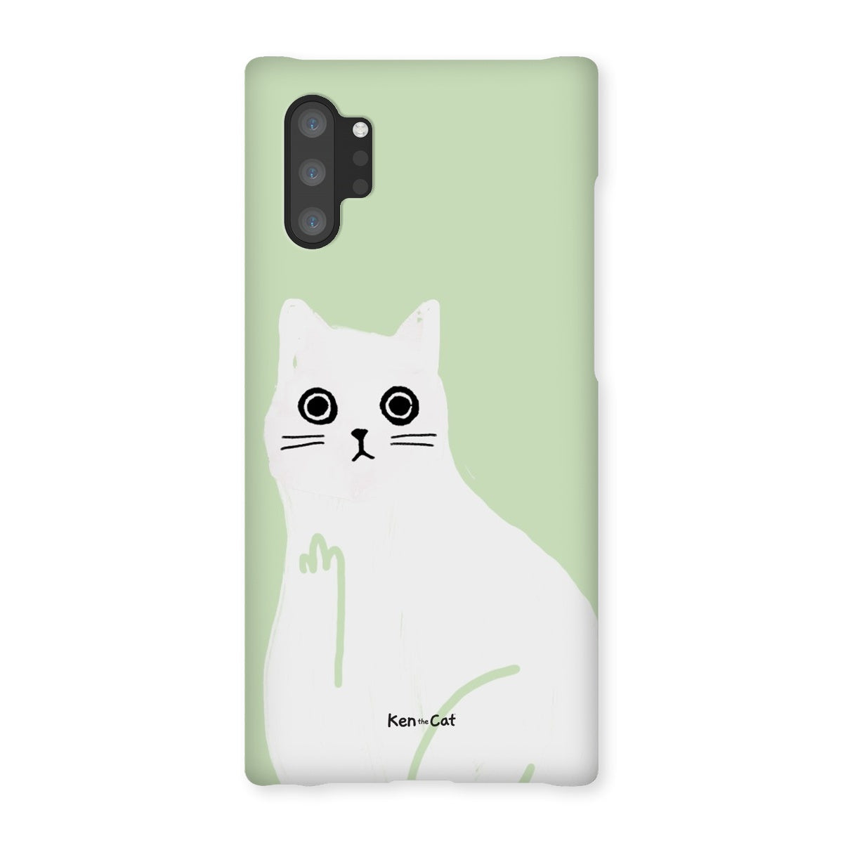 Middle Finger - Green Phone Case