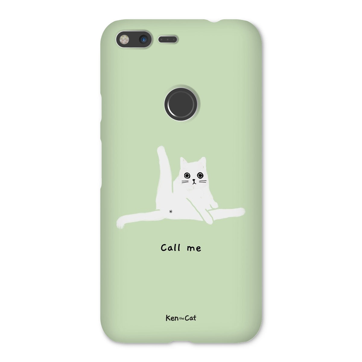 Call Me - Green Phone Case