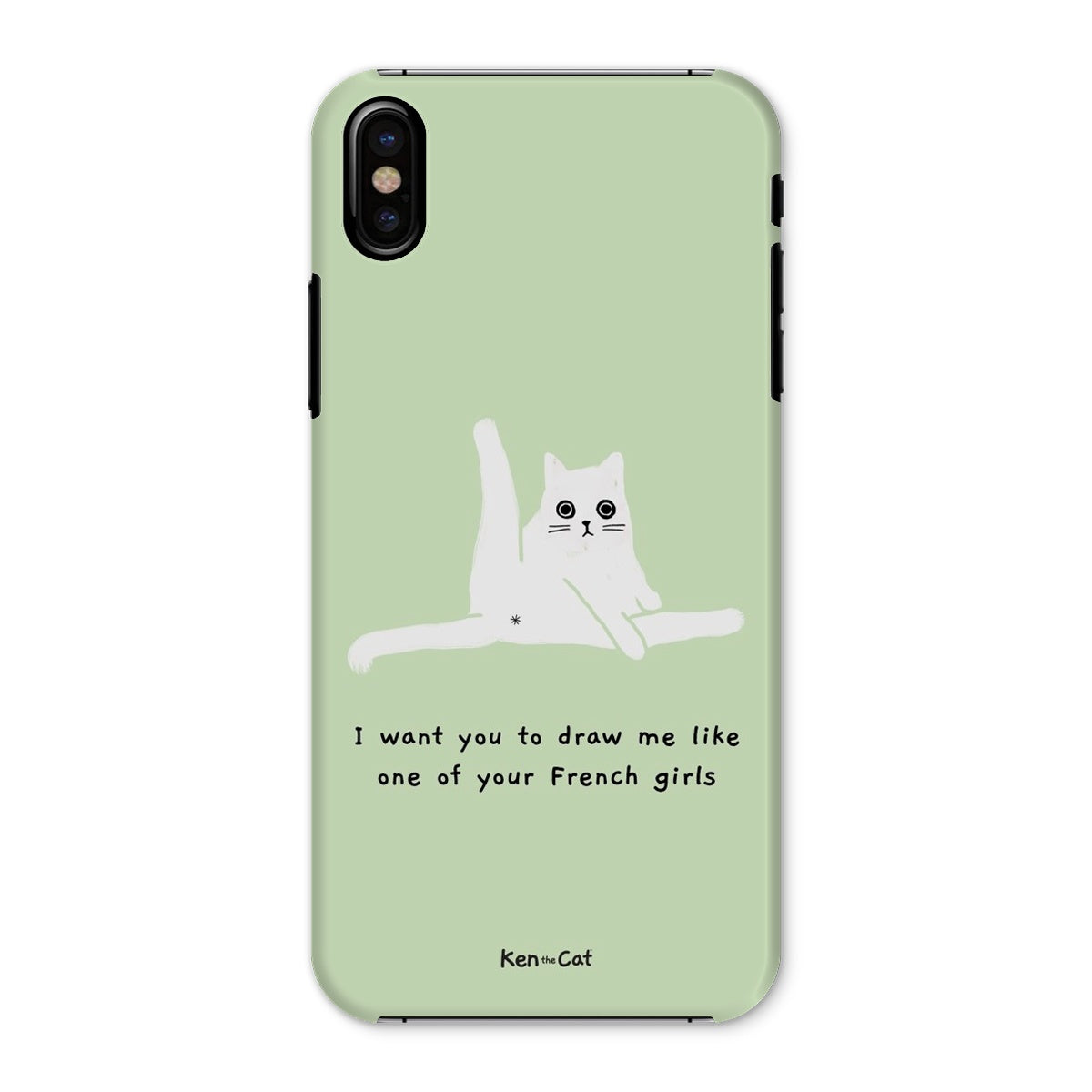 Draw Me Like Your French Girls - Green Phone Case