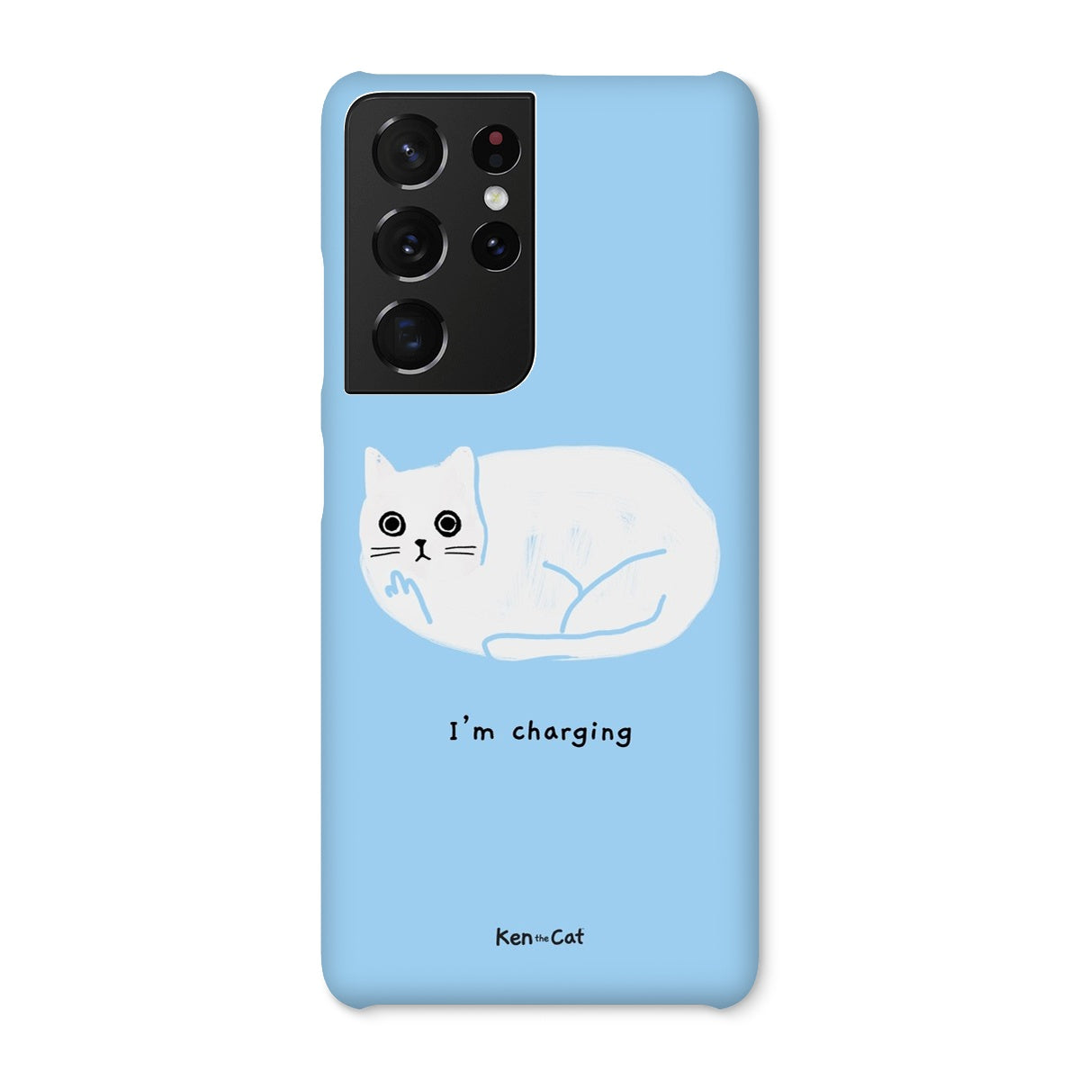 I'm Charging - Blue Phone Case