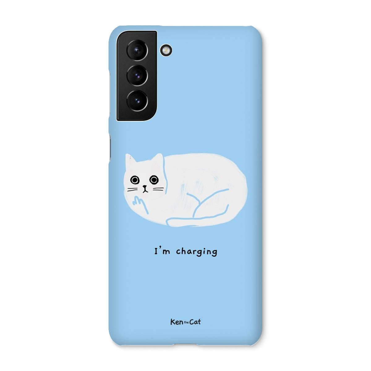 I'm Charging - Blue Phone Case