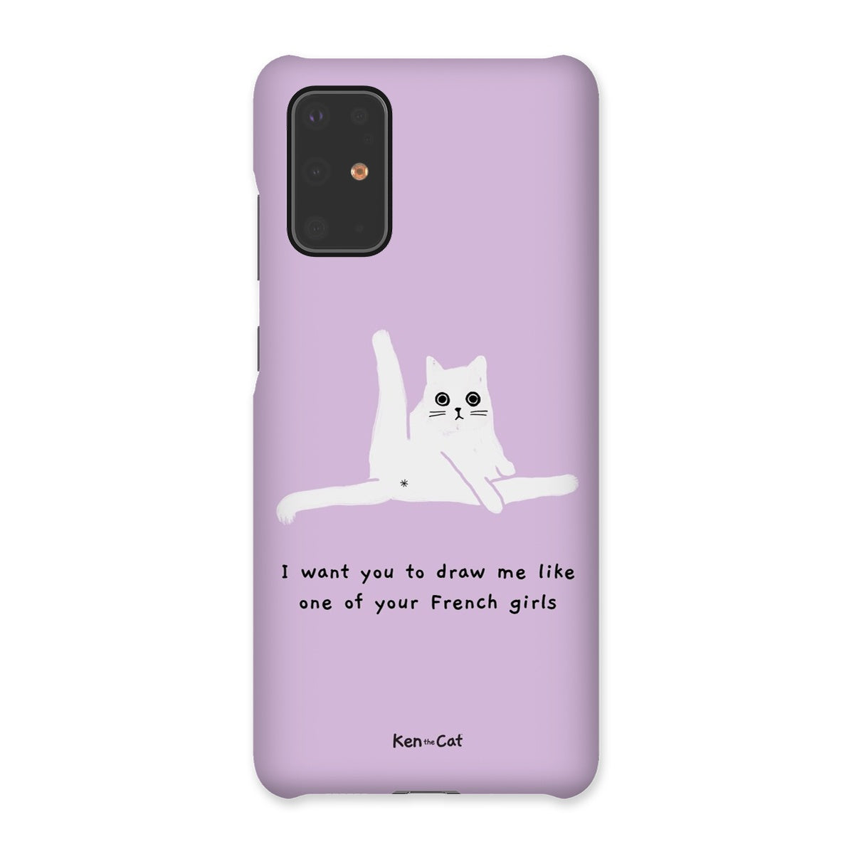 Draw Me Like Your French Girls - Purple Phone Case