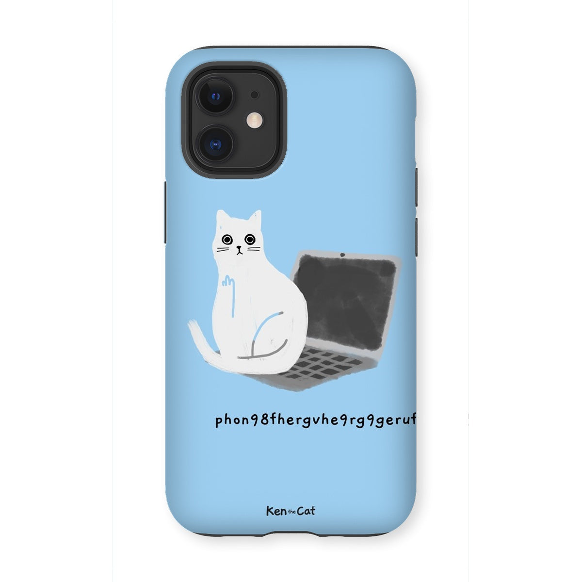 Laptop - Blue Phone Case