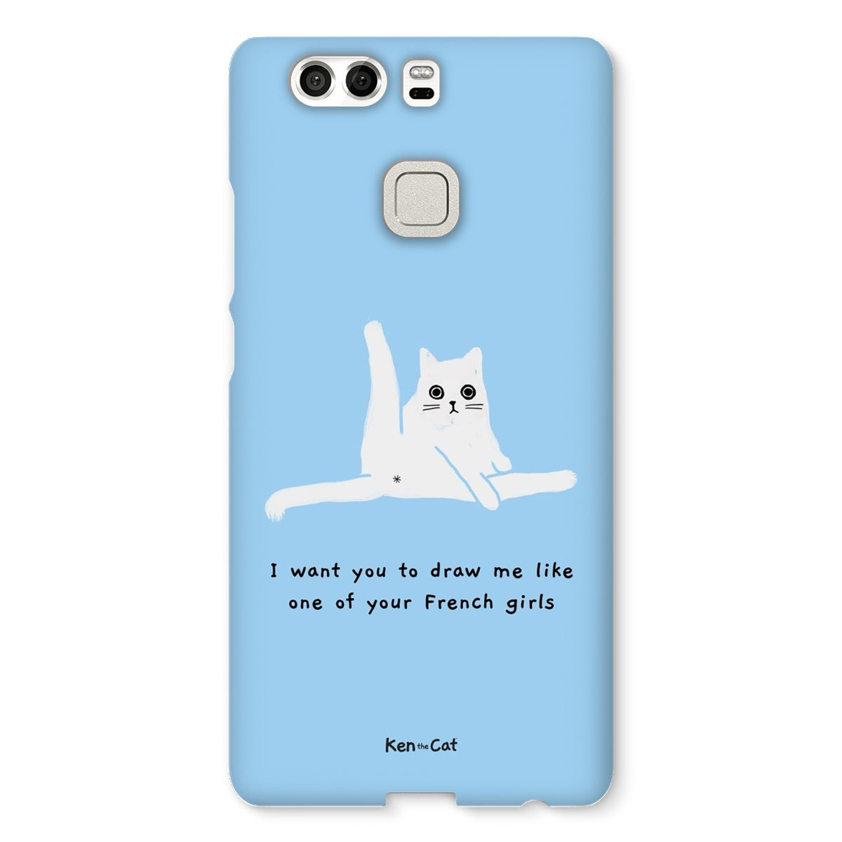 Draw Me Like Your French Girls - Blue Phone Case