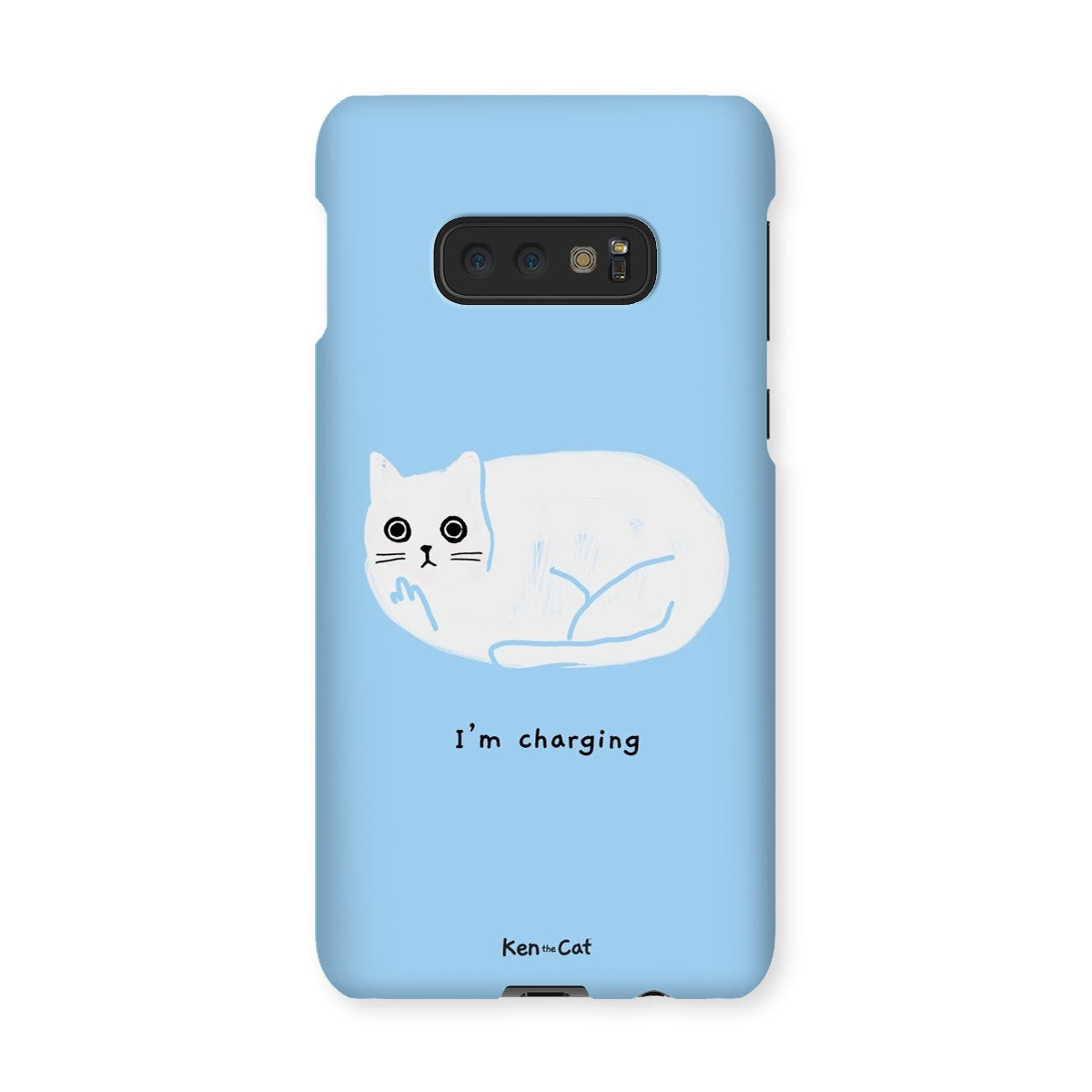I'm Charging - Blue Phone Case