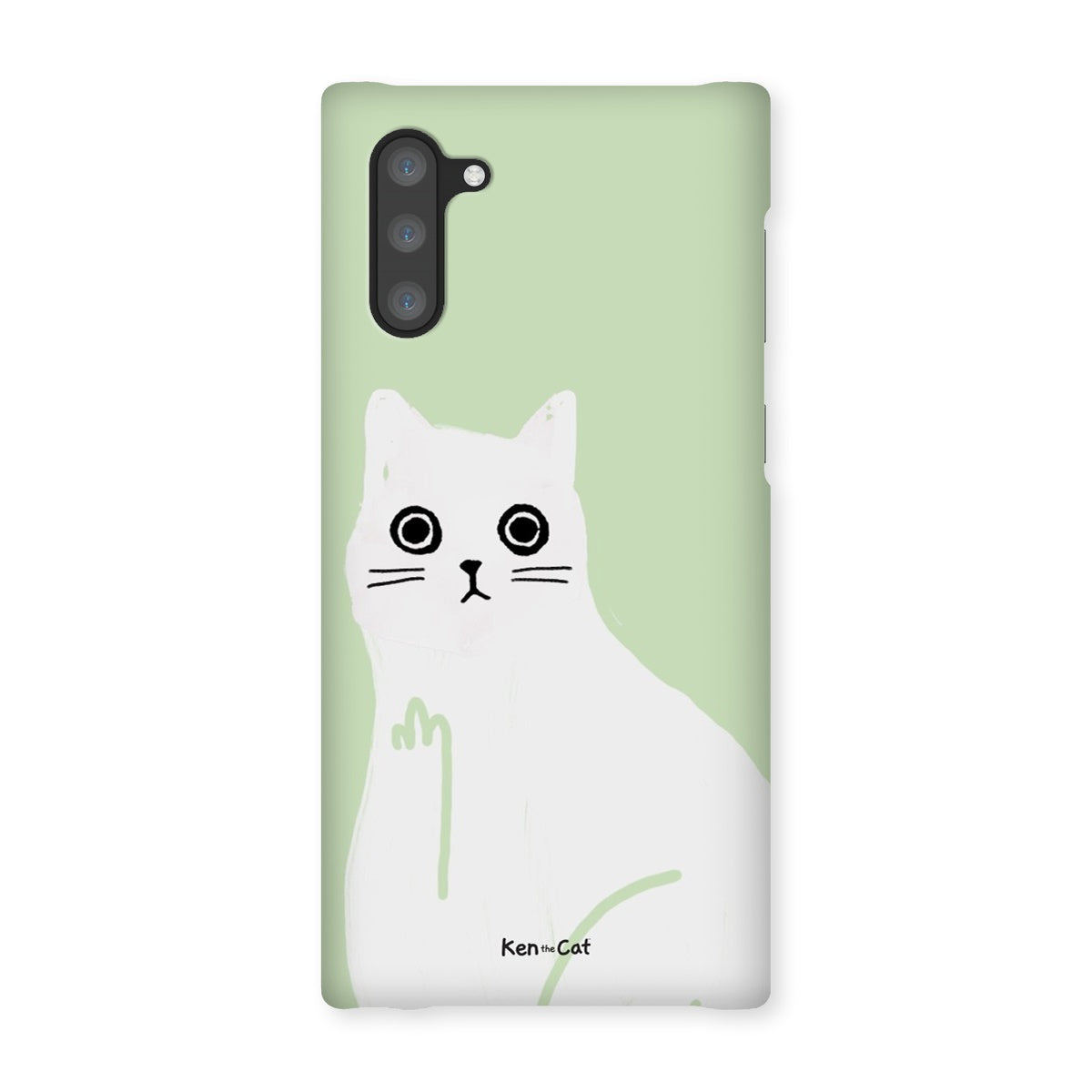 Middle Finger - Green Phone Case