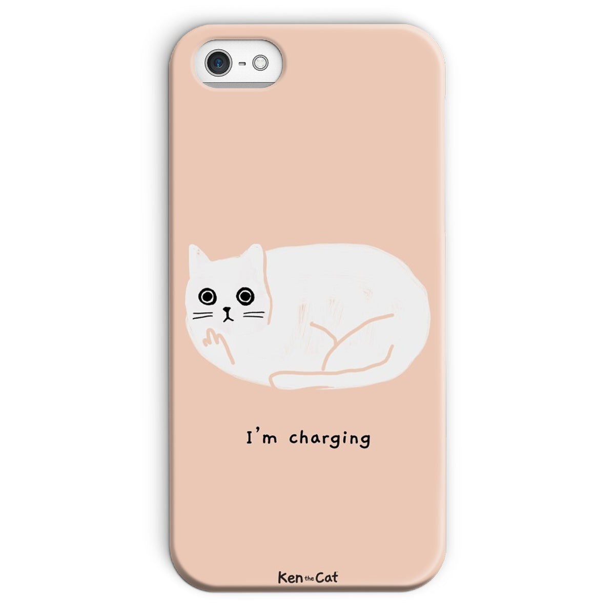 I'm Charging - Coral Phone Case