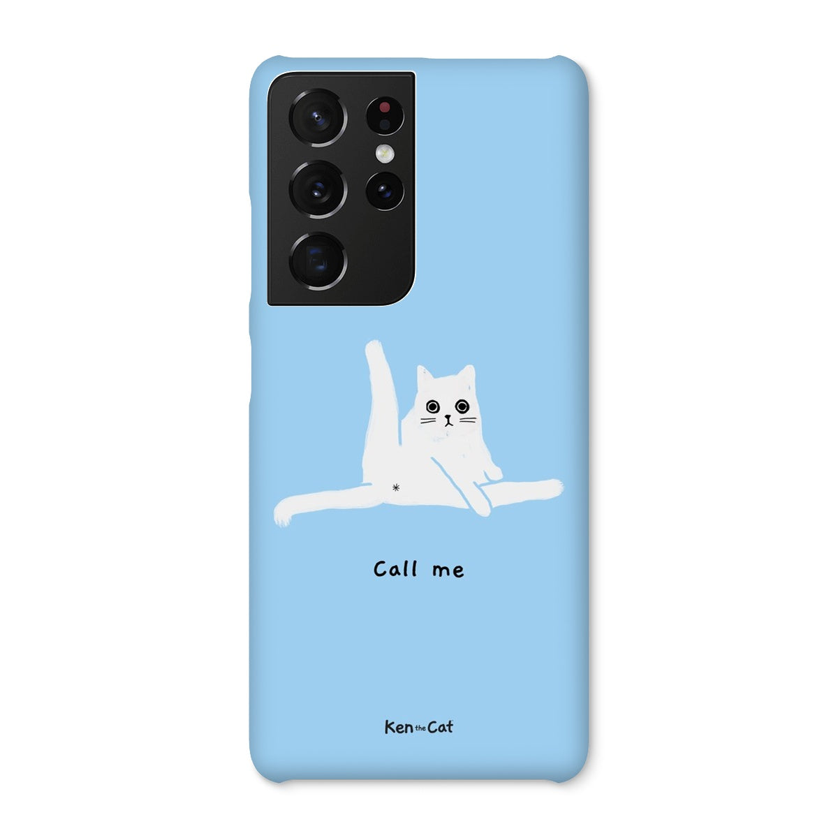 Call Me - Blue Phone Case