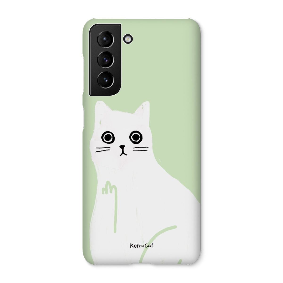 Middle Finger - Green Phone Case