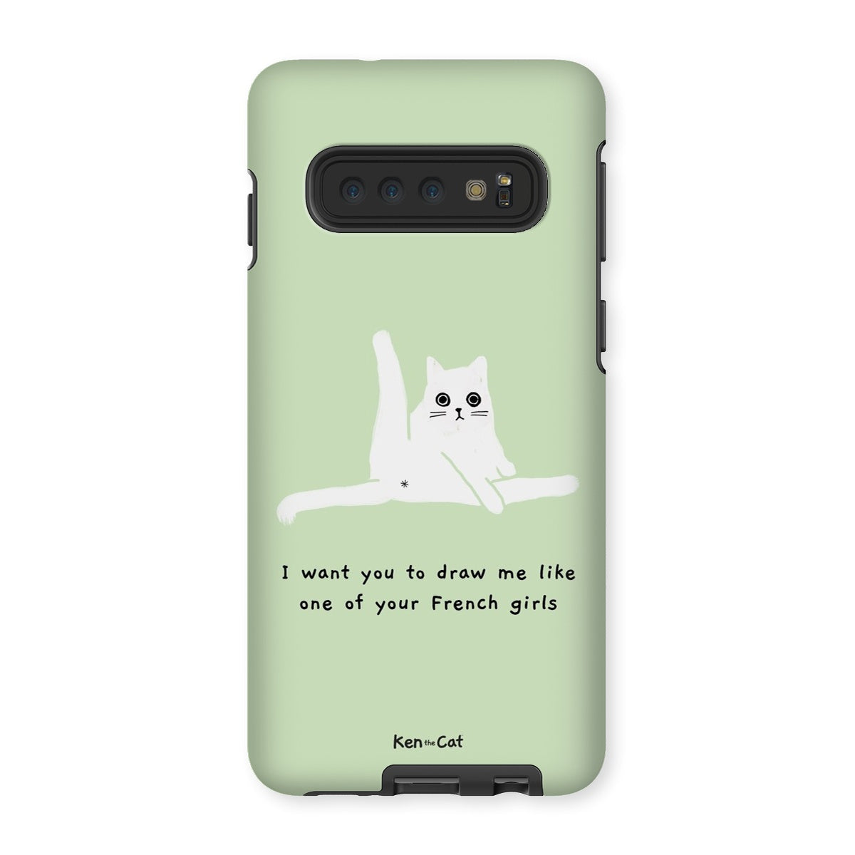 Draw Me Like Your French Girls - Green Phone Case