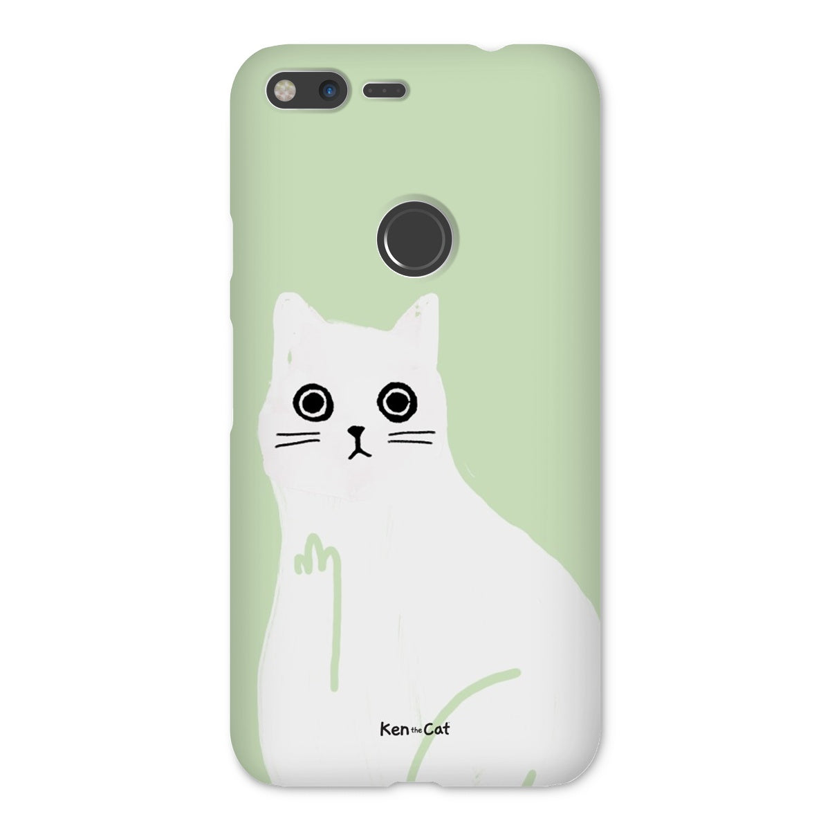Middle Finger - Green Phone Case