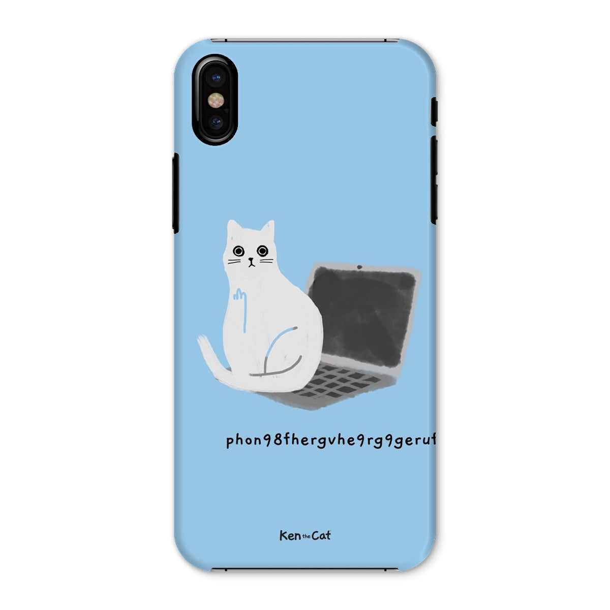 Laptop - Blue Phone Case
