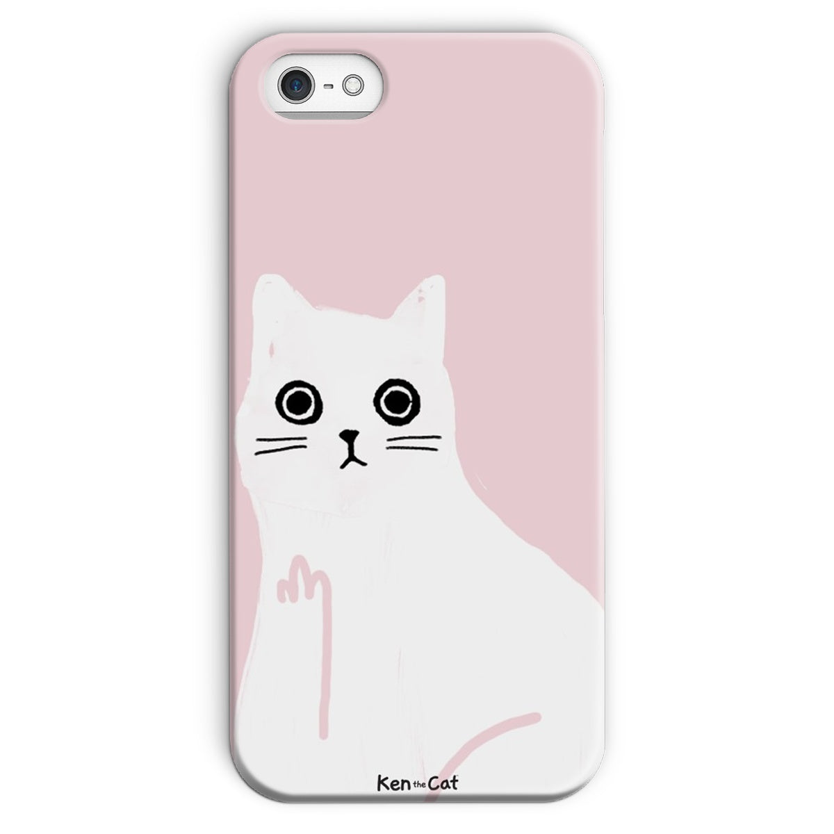 Middle Finger - Pink Phone Case