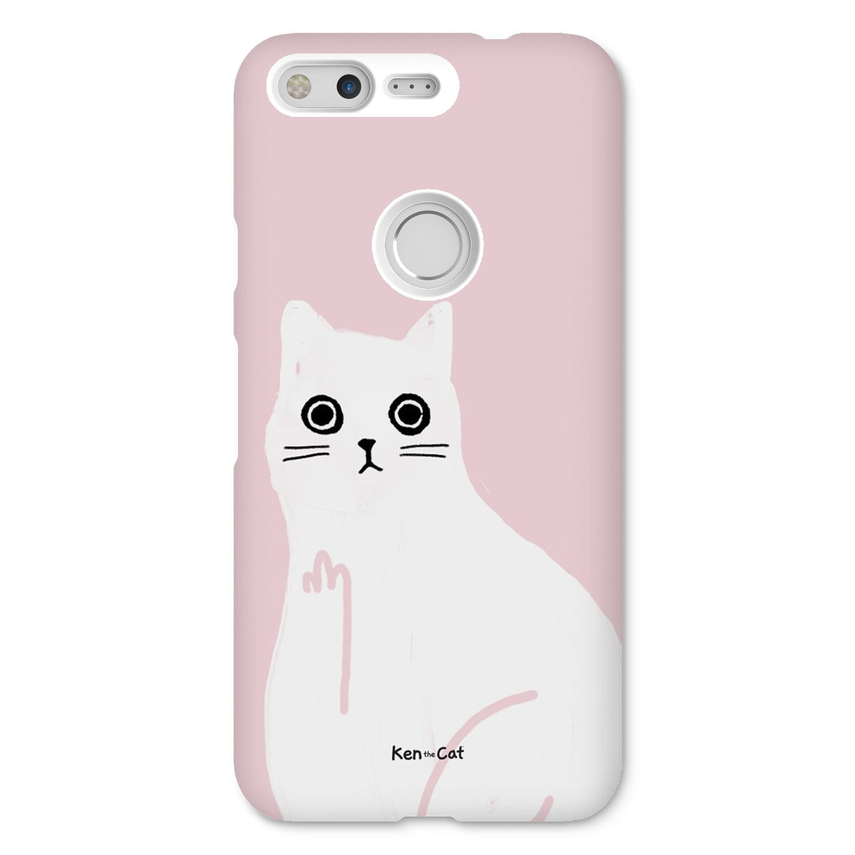Middle Finger - Pink Phone Case