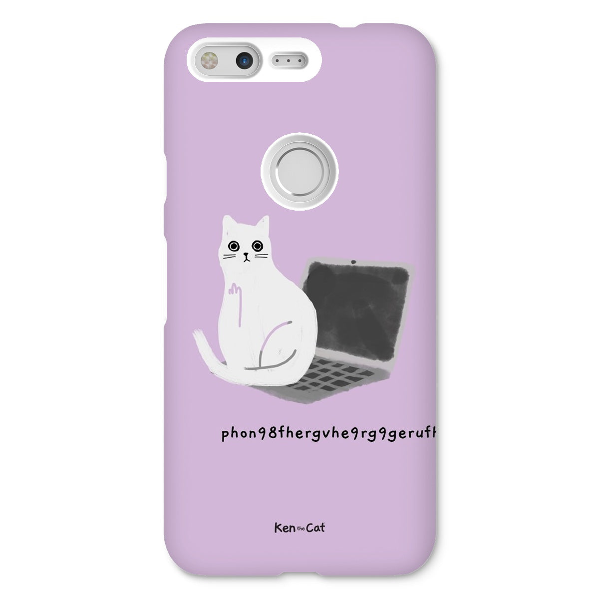 Laptop - Purple Phone Case