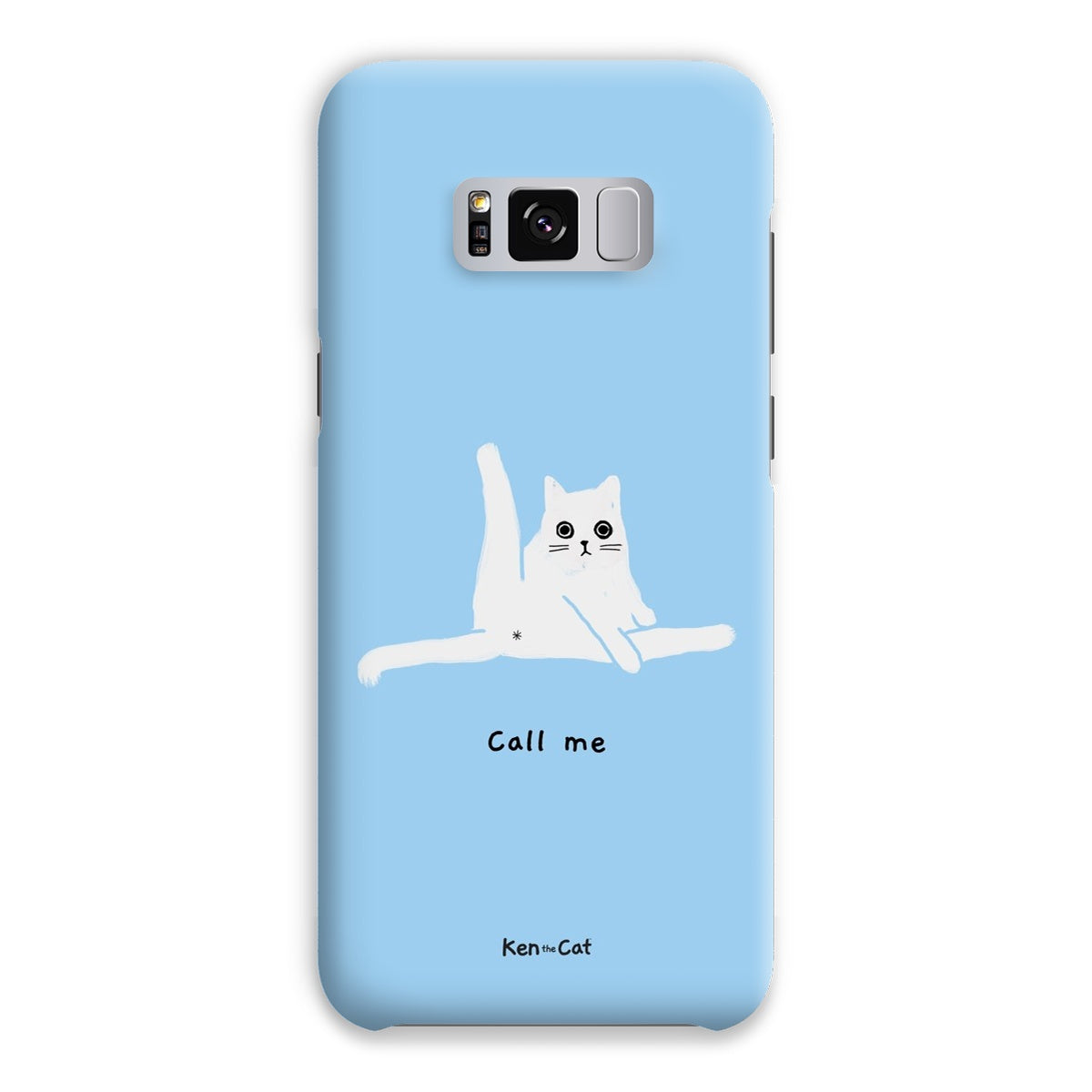 Call Me - Blue Phone Case