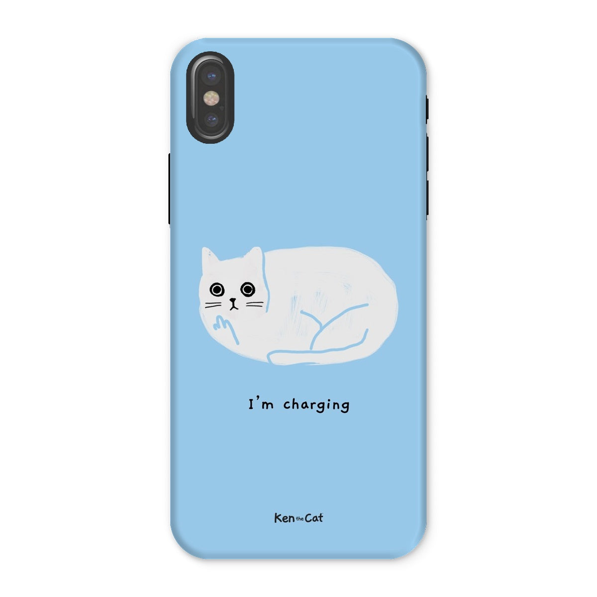 I'm Charging - Blue Phone Case