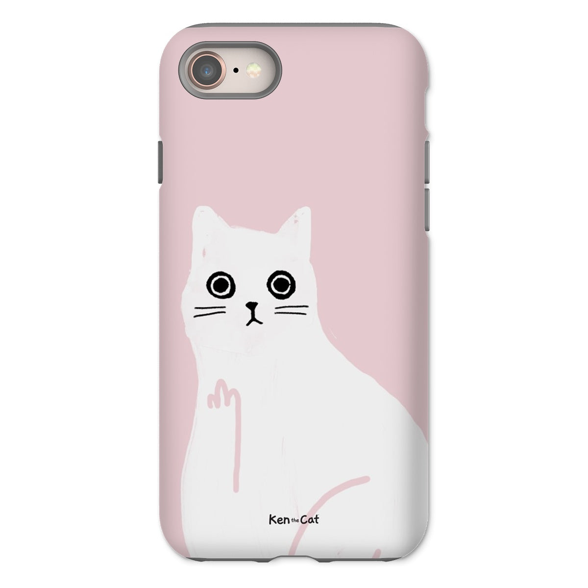 Middle Finger - Pink Phone Case