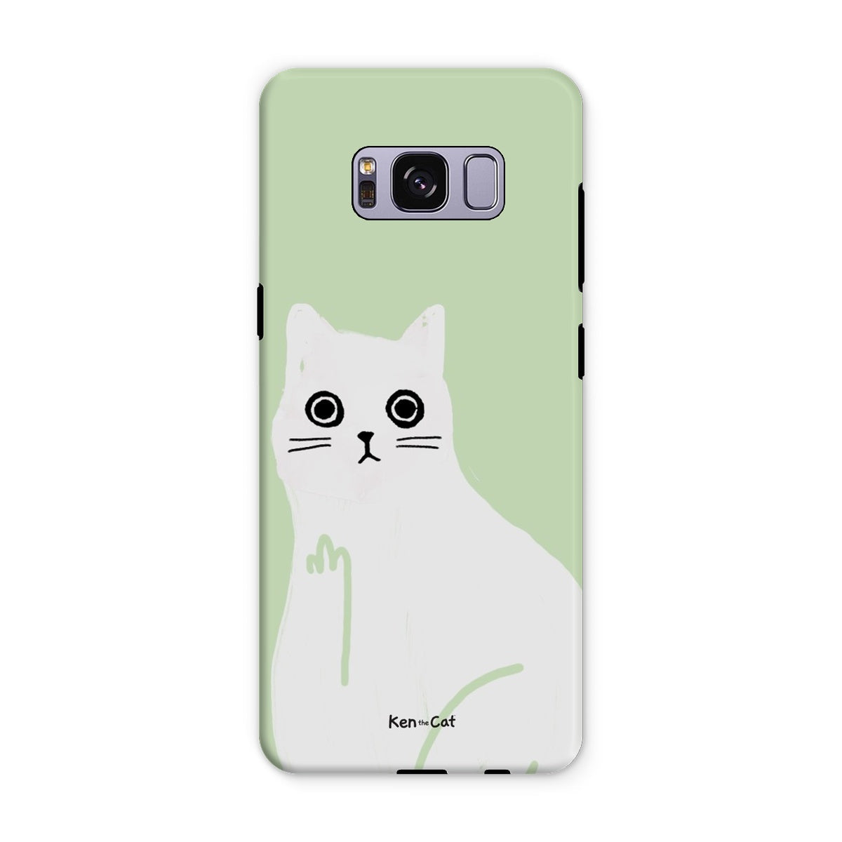 Middle Finger - Green Phone Case