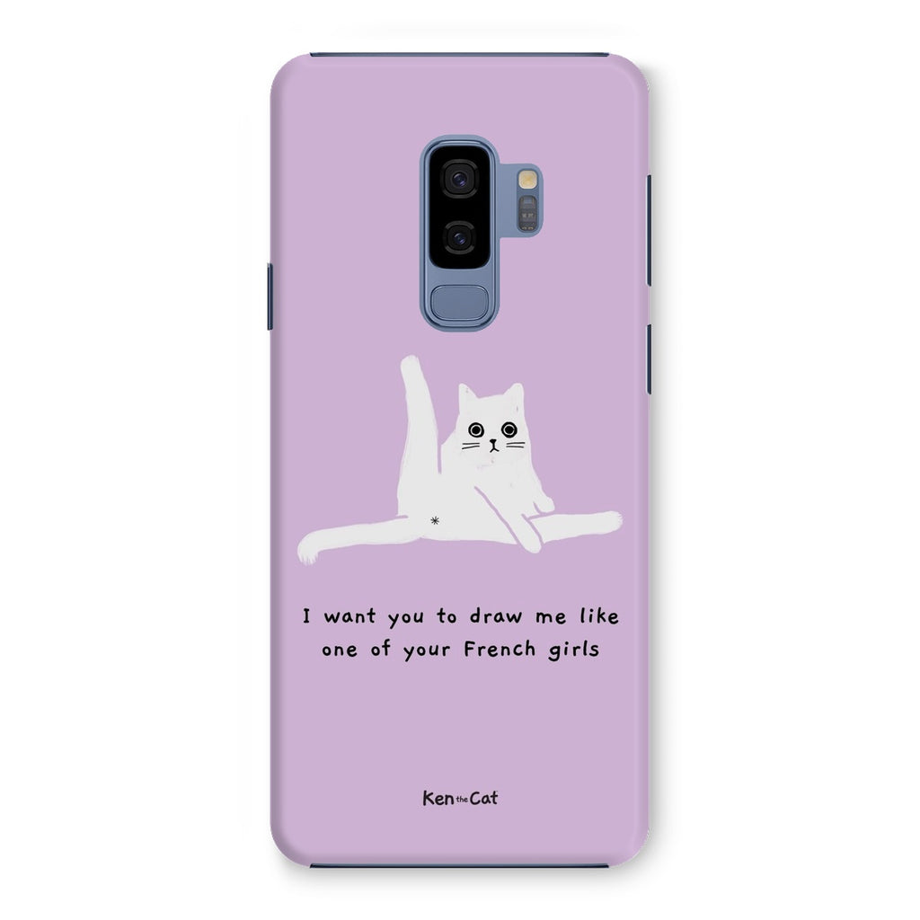 Draw Me Like Your French Girls - Purple Phone Case