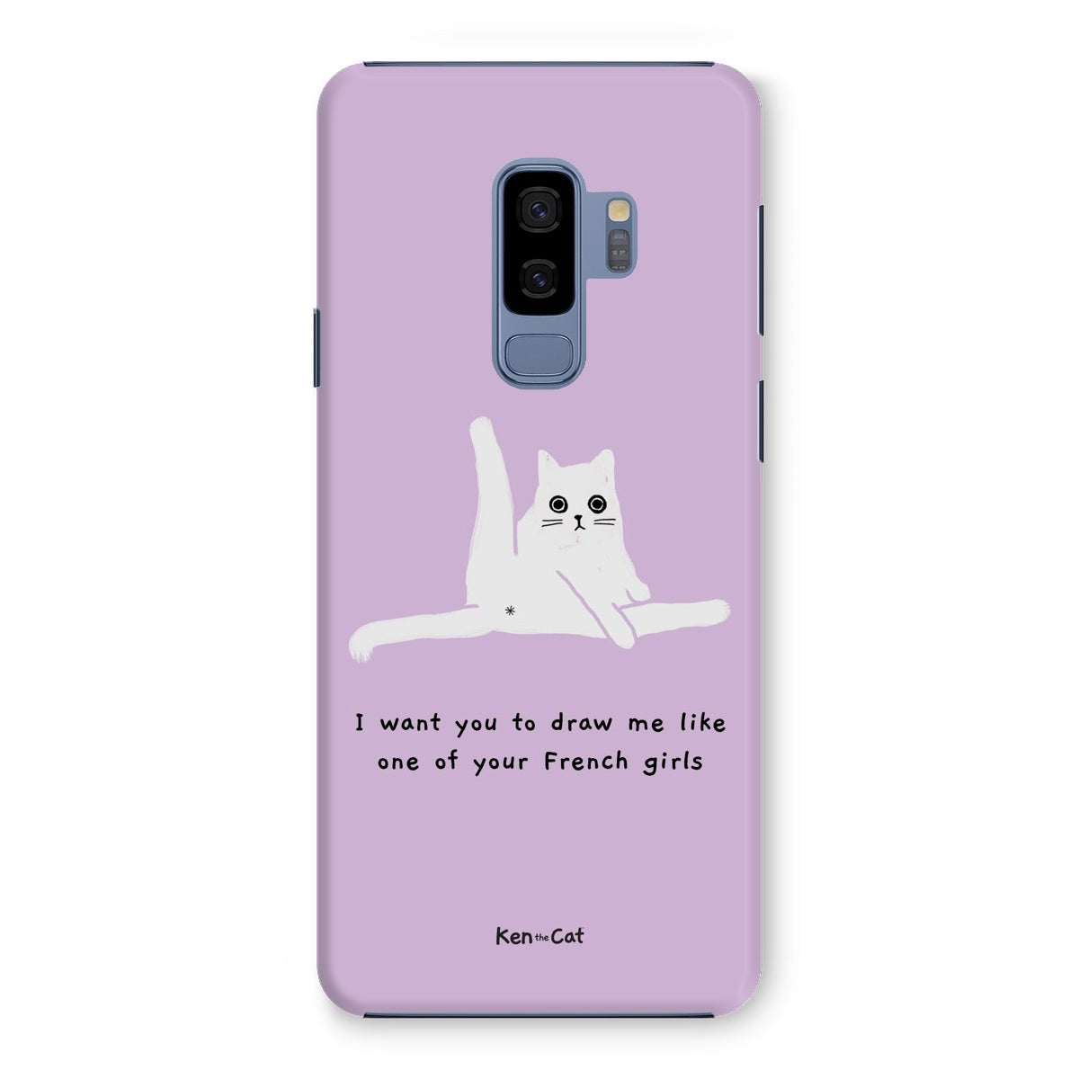Draw Me Like Your French Girls - Purple Phone Case