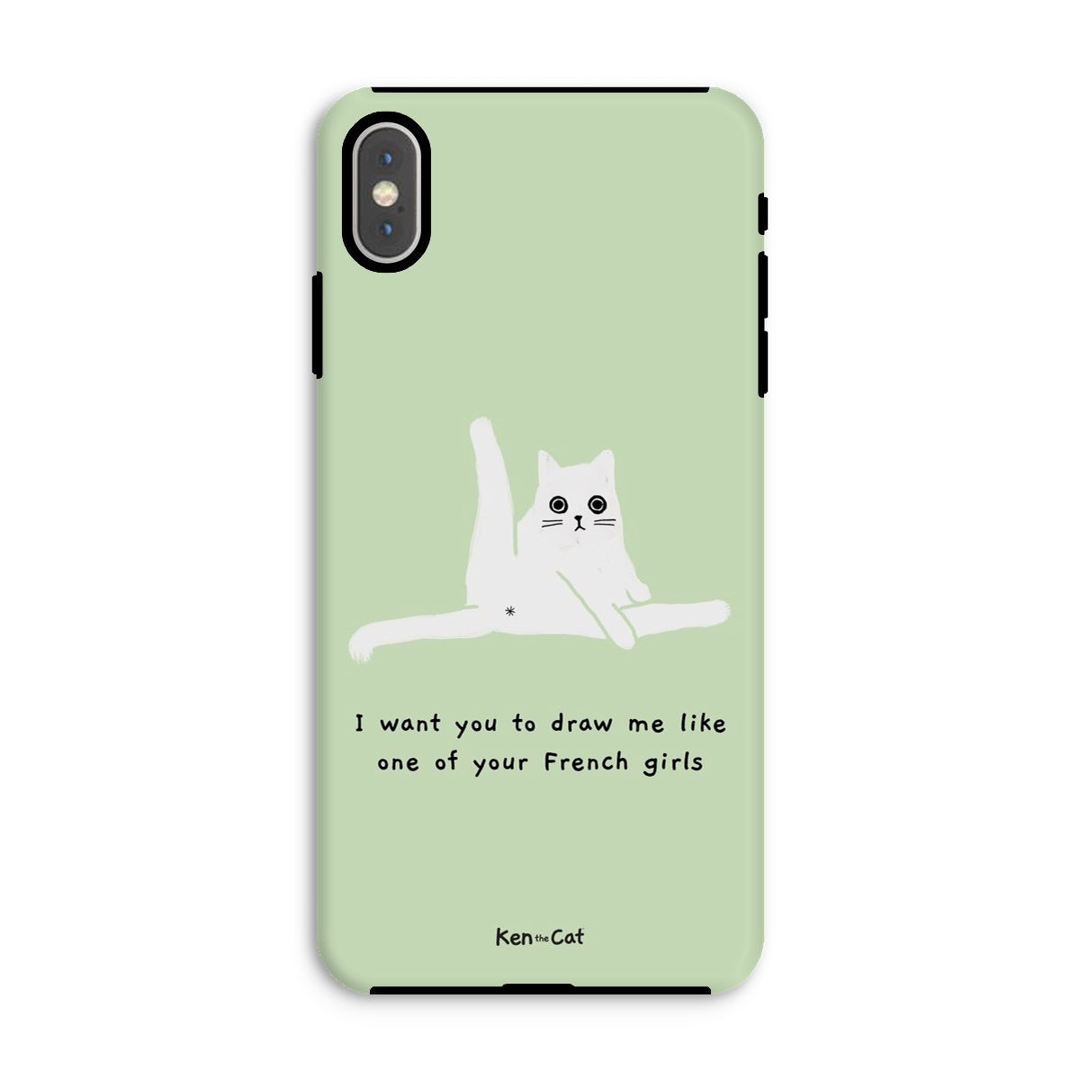 Draw Me Like Your French Girls - Green Phone Case