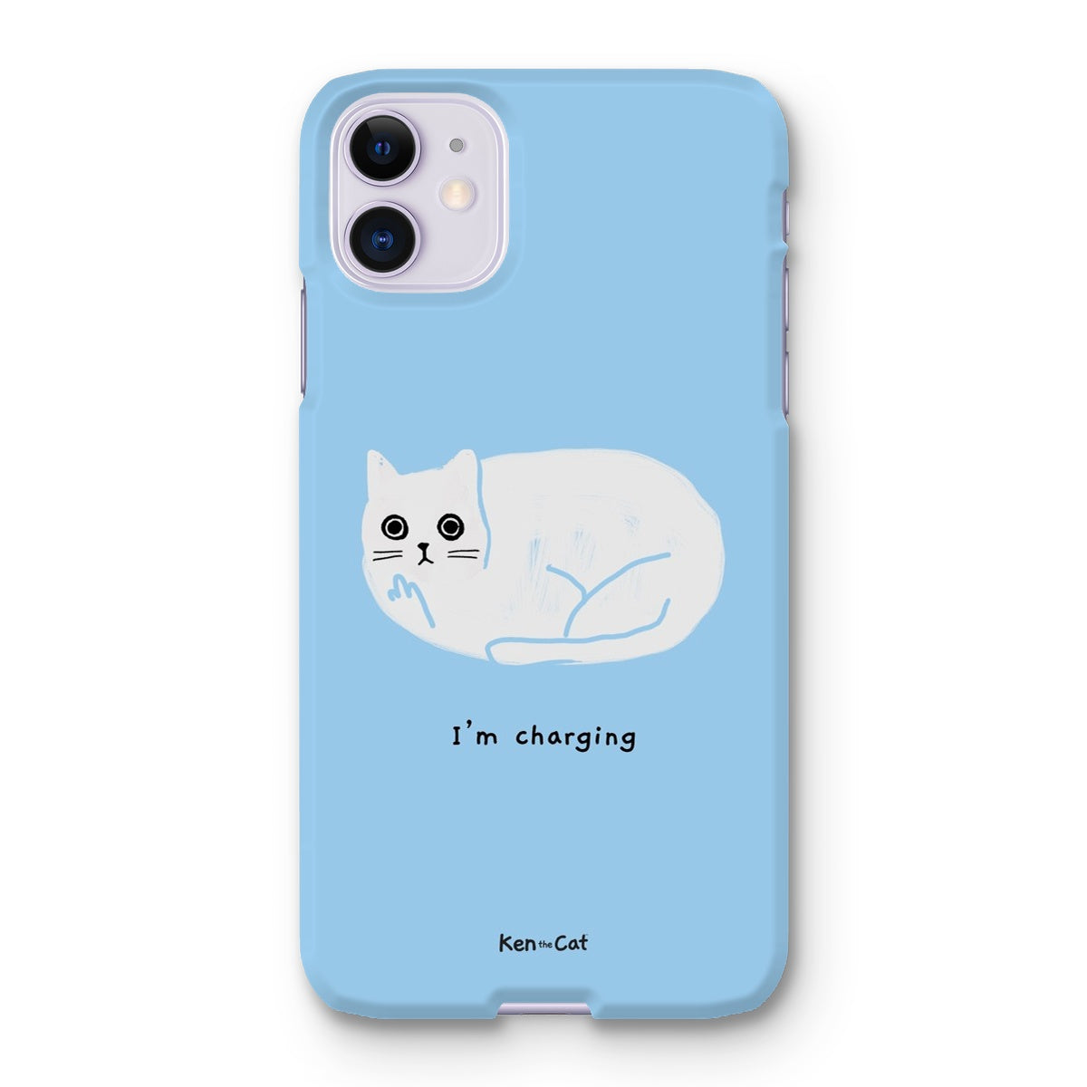 I'm Charging - Blue Phone Case
