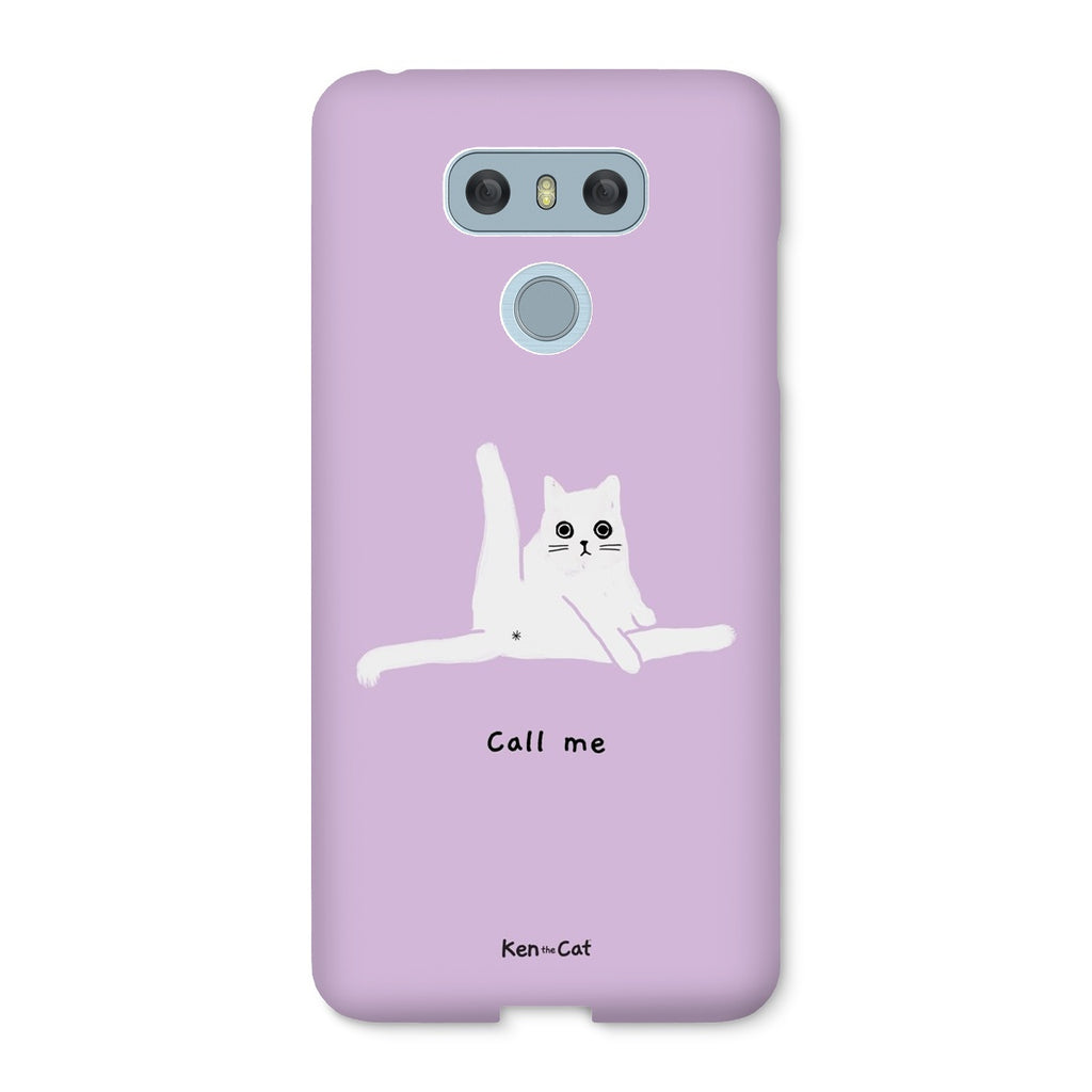 Call Me - Purple Phone Case