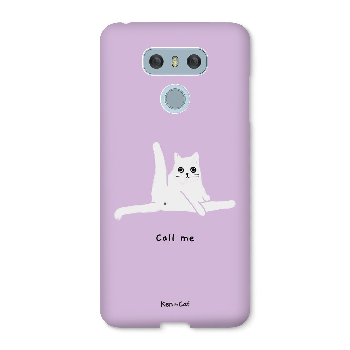 Call Me - Purple Phone Case