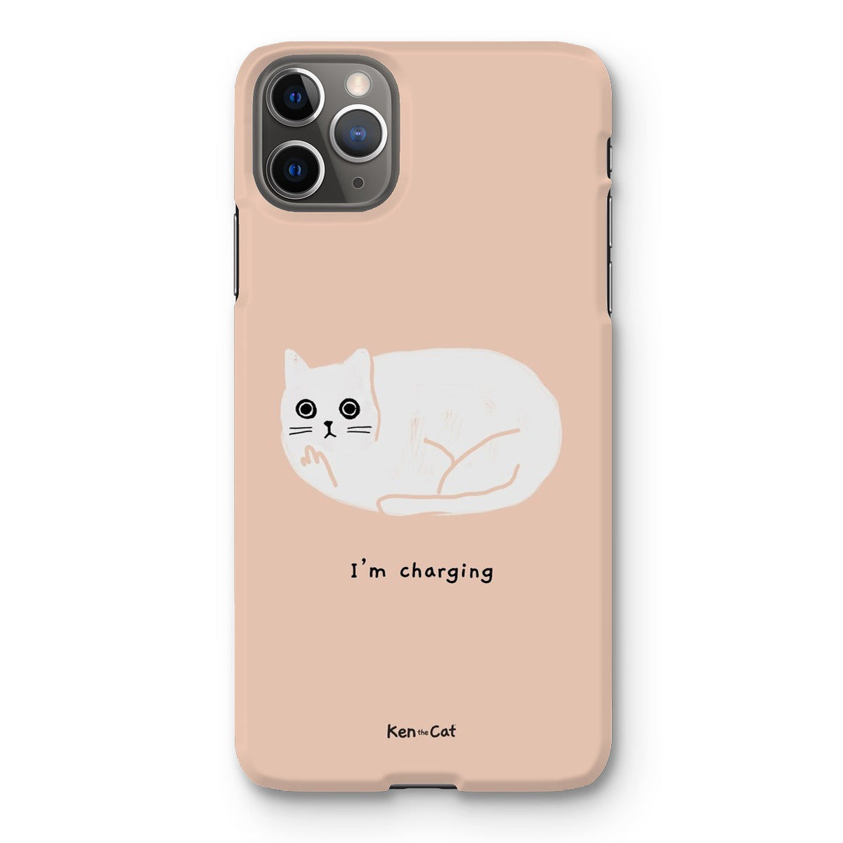 I'm Charging - Coral Phone Case