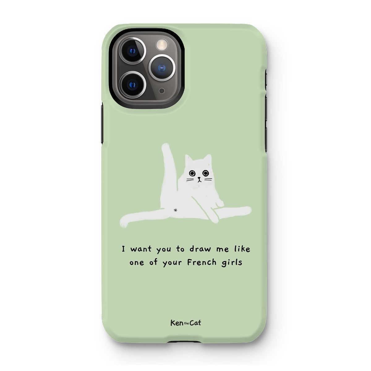 Draw Me Like Your French Girls - Green Phone Case