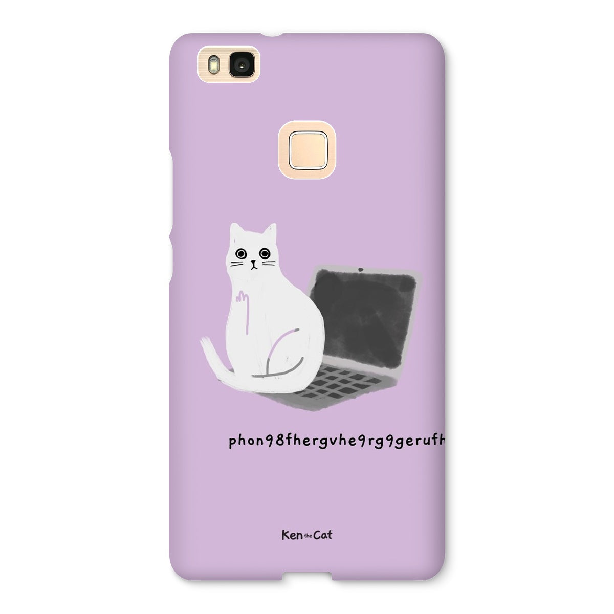 Laptop - Purple Phone Case