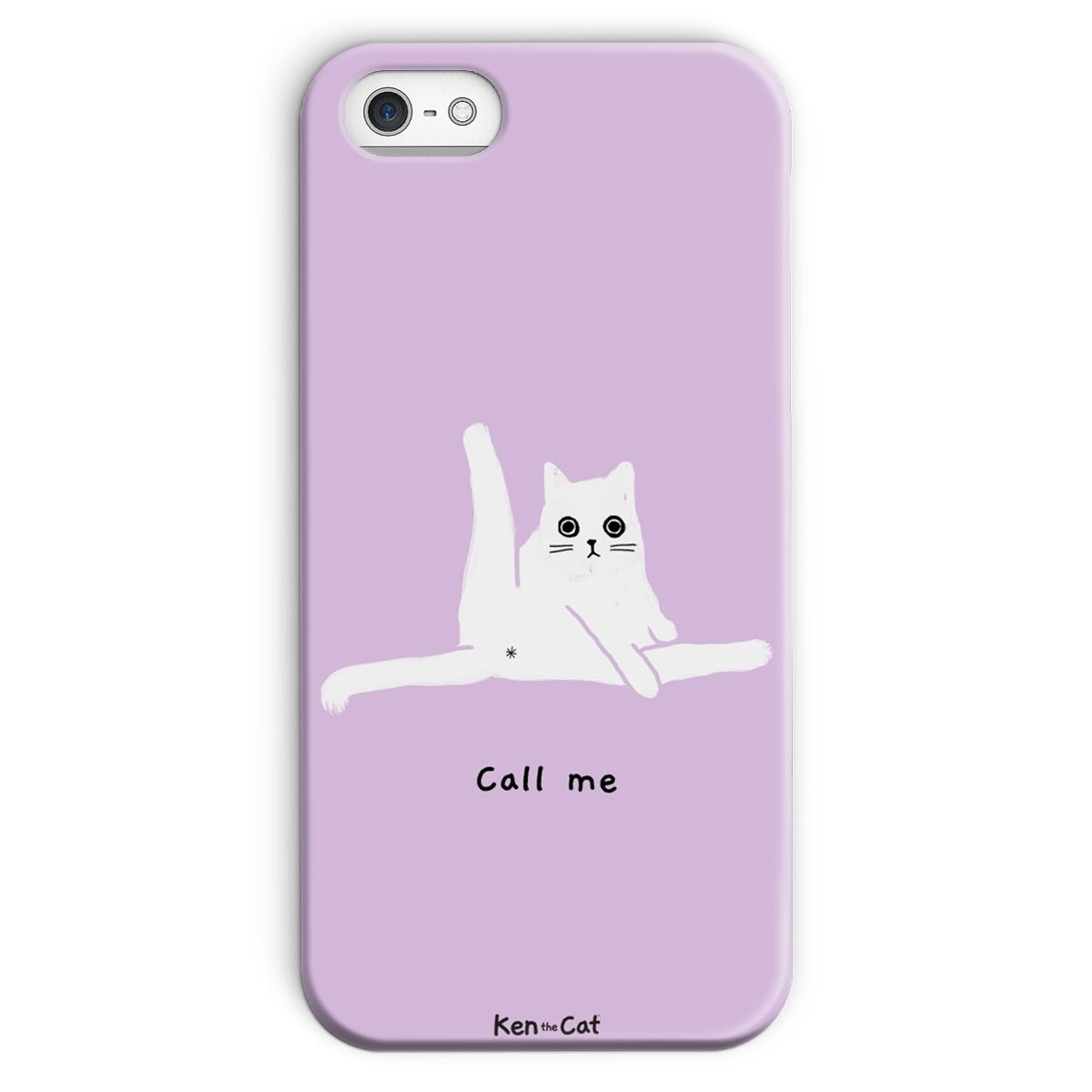 Call Me - Purple Phone Case