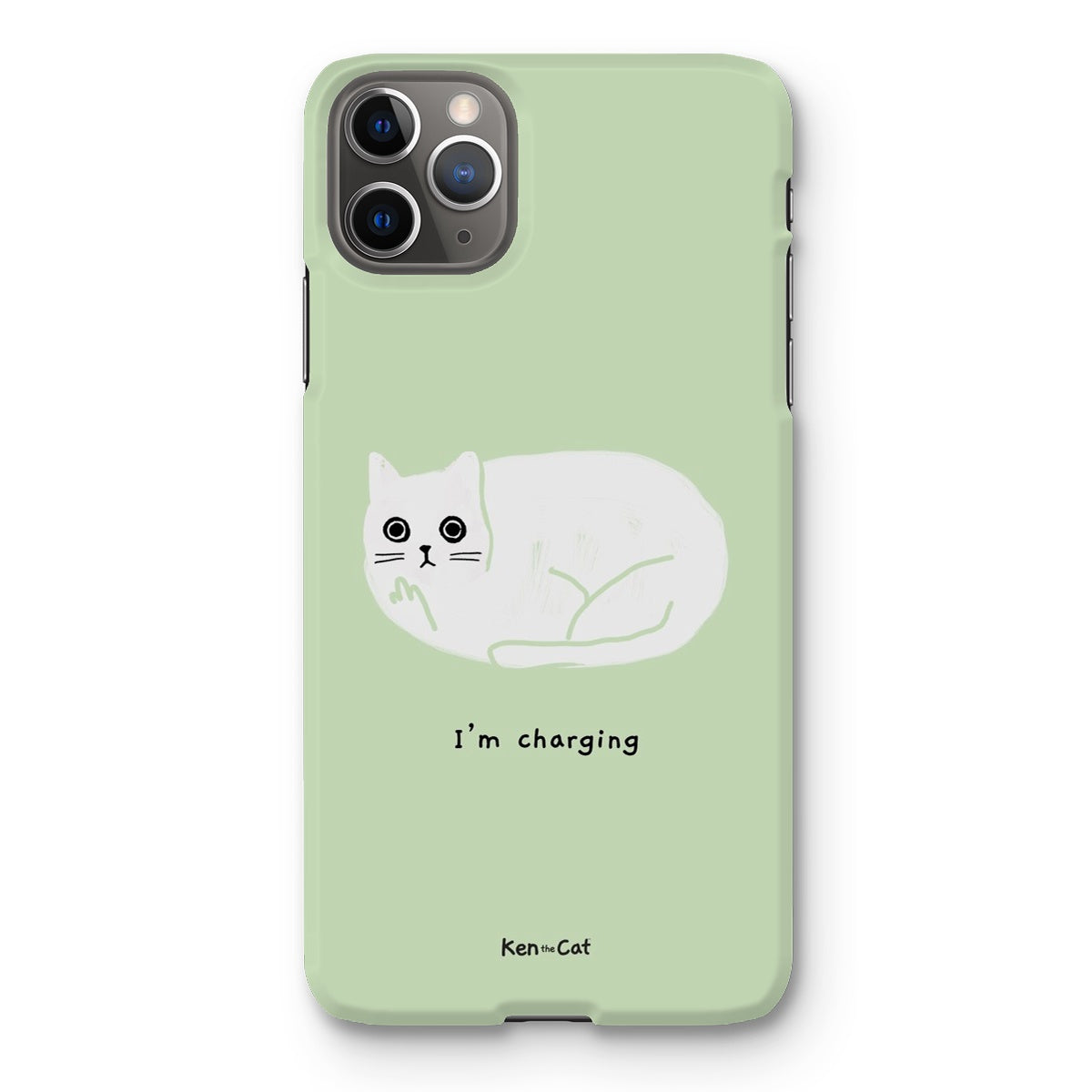 I'm Charging - Green Phone Case