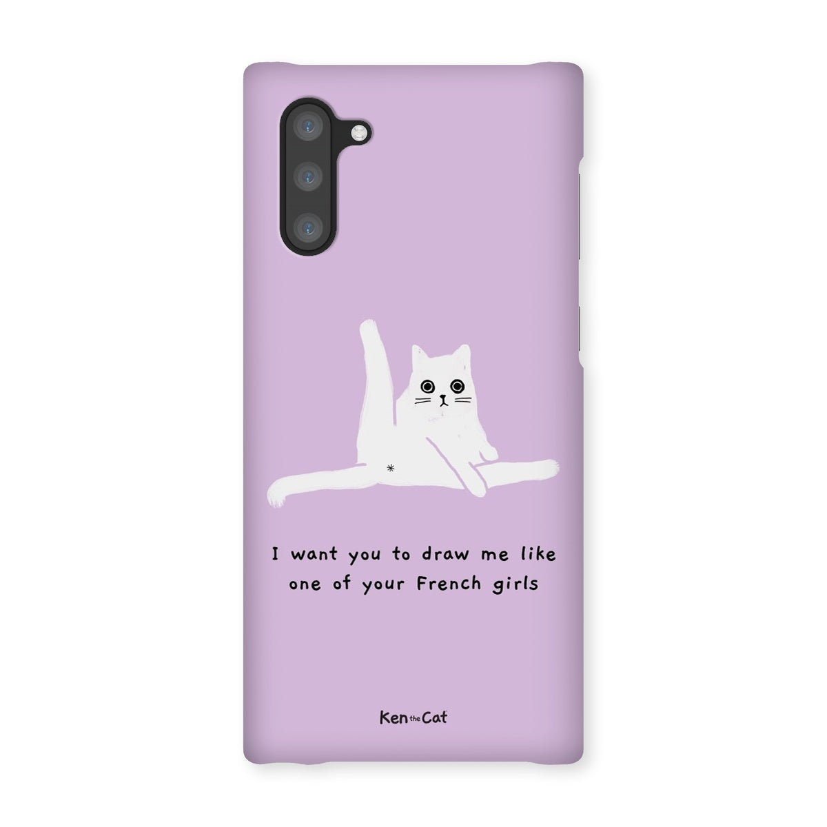 Draw Me Like Your French Girls - Purple Phone Case