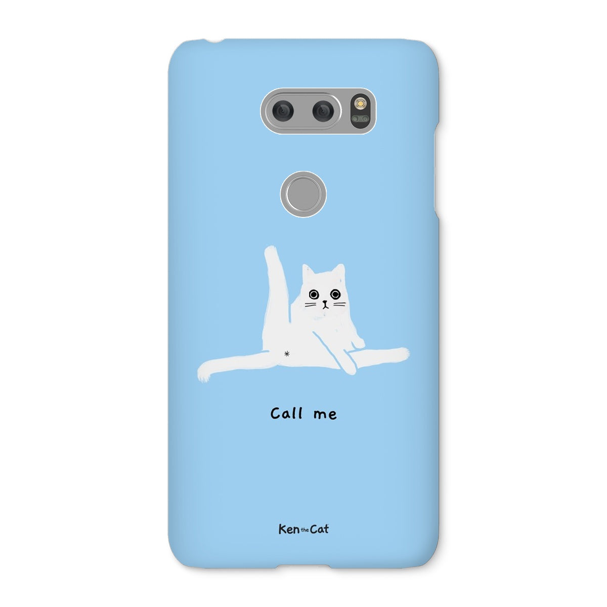 Call Me - Blue Phone Case