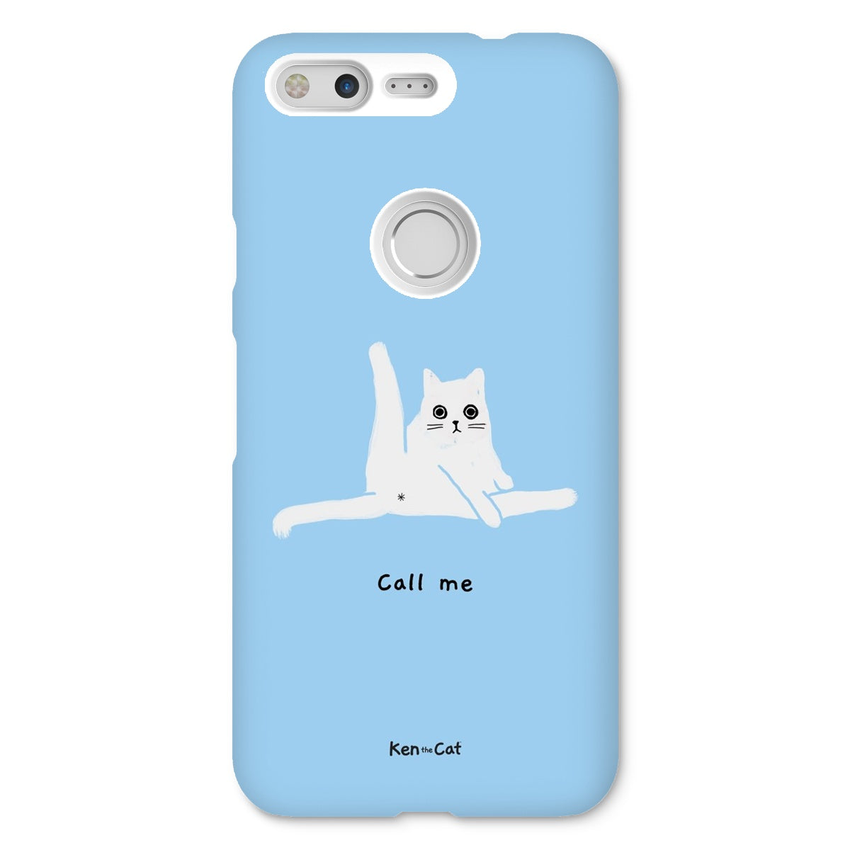 Call Me - Blue Phone Case