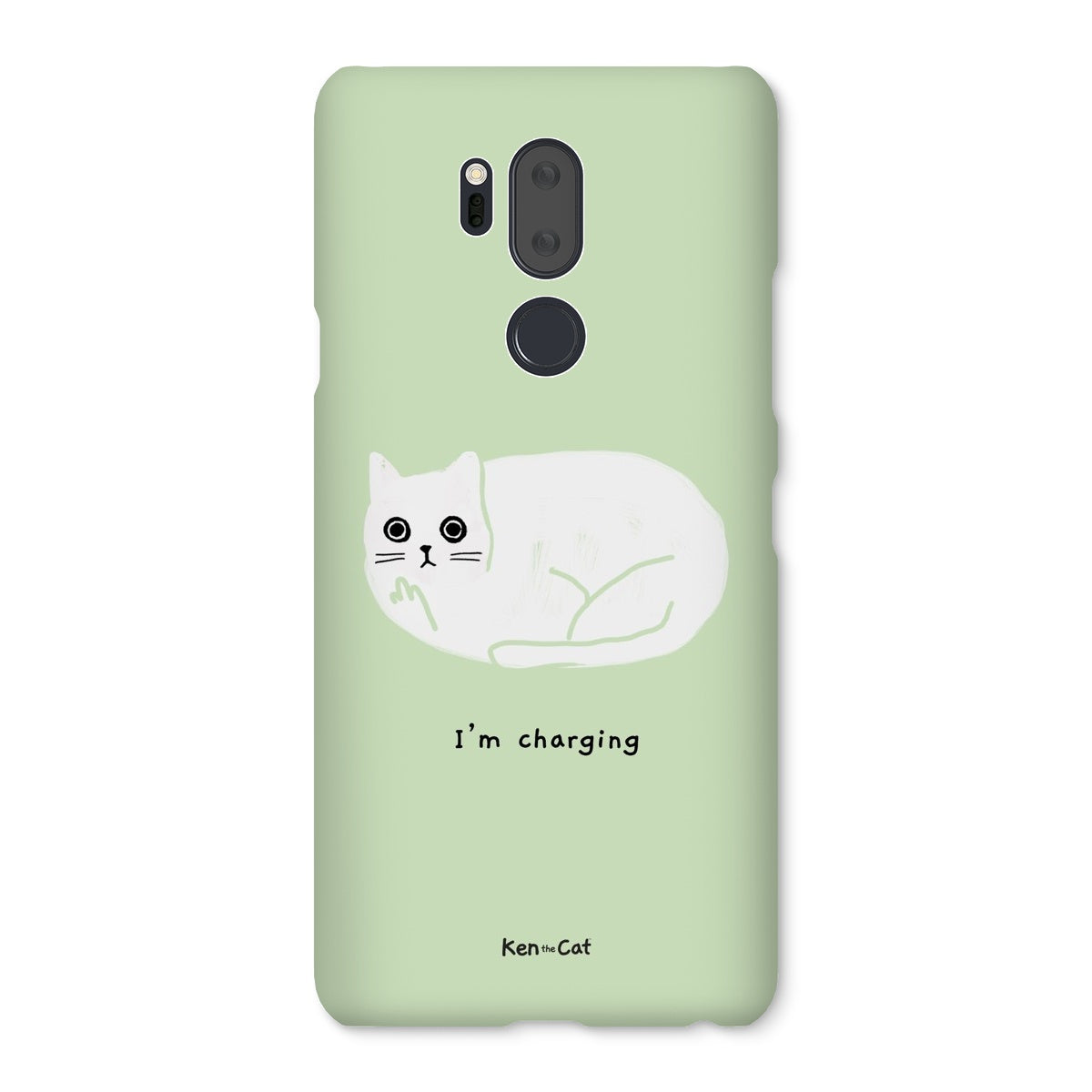 I'm Charging - Green Phone Case