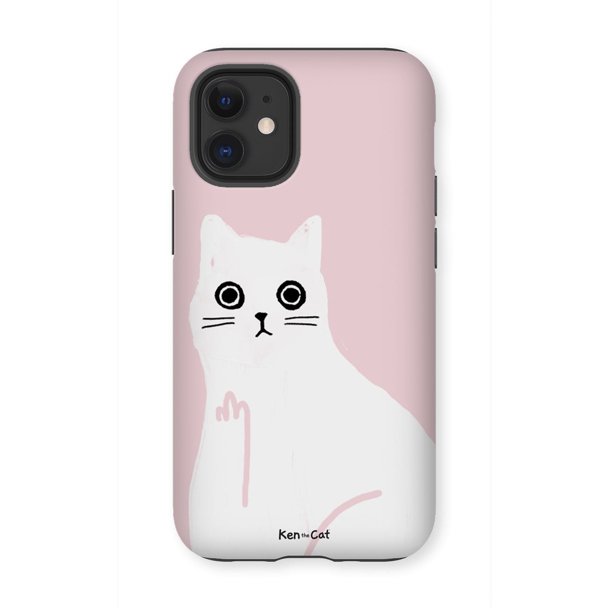 Middle Finger - Pink Phone Case