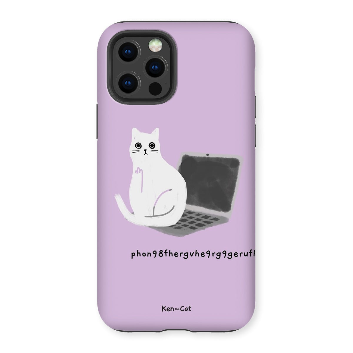Laptop - Purple Phone Case
